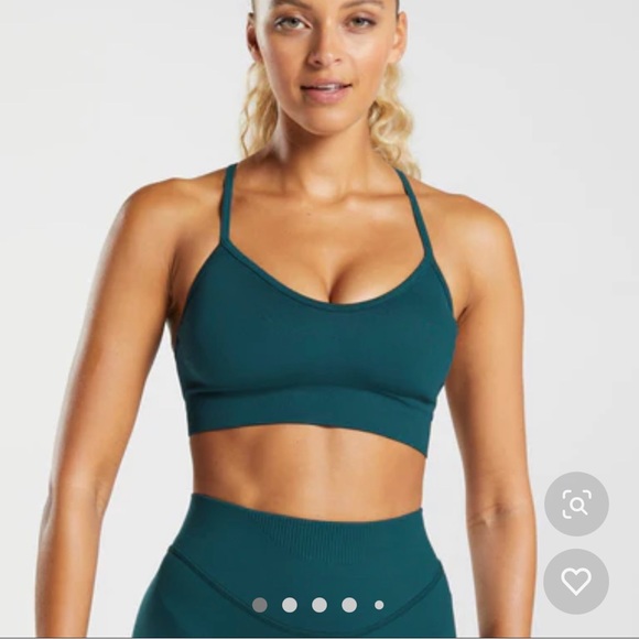 SOLD!! BRAND NEW - Gymshark SWEAT SEAMLESS SPORTS BRA - Picture 1 of 5